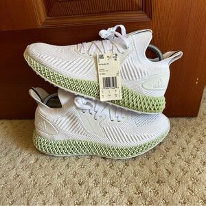 BNWOB Adidas AlphaEdge 4D 'Reflective Cloud White, Size 8.5